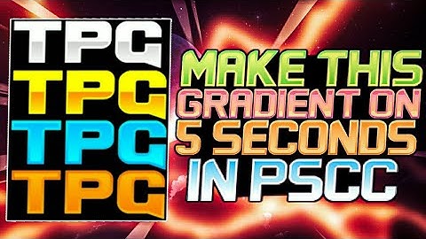 MAKE THIS GRADIENTS ON 5 SECOND IN PSCC | HOW TO ADD GRADIENTS IN PSCC | #freefire #gfx #viral #yt