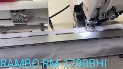 CHINA 🇨🇳RAMBO RM-1790BHI Button hole indexer