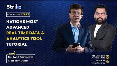 Strike- Nations most advanced real time Data & Analytics Tool Live Tutorial | How to use Strike