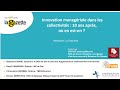 Webinaire  innovation managriale  10 ans aprs quen est il dans les collectivits 27112023