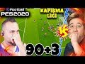 90+3 BUNA İNANMAK ÇOK GÜÇ! | PES 2020 KAPIŞMA SESEGEL VS GEREKSİZODA