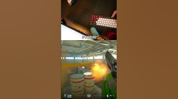 With his foot 💀 💀 #counterstrike #cs2 #csgo #cs2funny #cs2clips #niko #superfkr #shorts