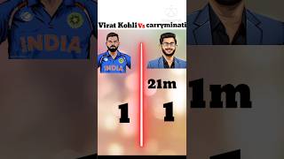 Virat Kohli vs carryminati #viratkohli shorts #carryminati # crazy team #comparison shorts ##