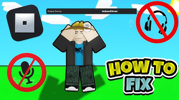 How to Fix No Sound Driver in Roblox! Fix Roblox Sound Glitch