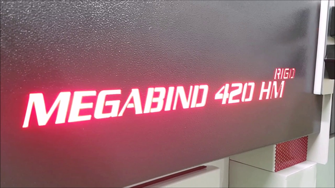 주식회사 와이피엘 무선제본기 메가바인드-420HM, MEGABIND-420HM,SOUTH KOREA Y.P.L - YouTube