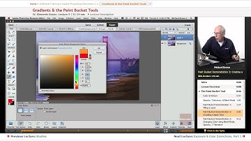 "Gradients & the Paint Bucket Tools" | Adobe Photoshop Elements 11 with Educator.com