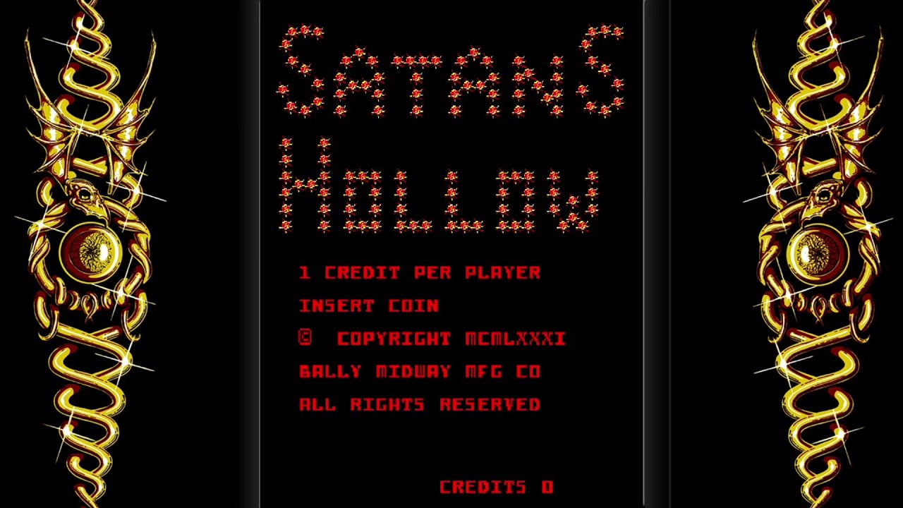 Satan's Hollow (Arcade) Gameplay / Longplay (HD) - Bally Midway (1981)