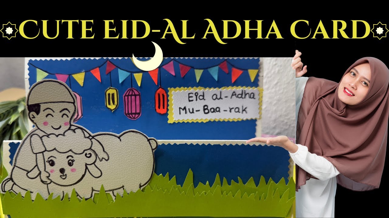 Cute Eid Card for Kids | Easy DIY Eid al-Adha Craft Idea 