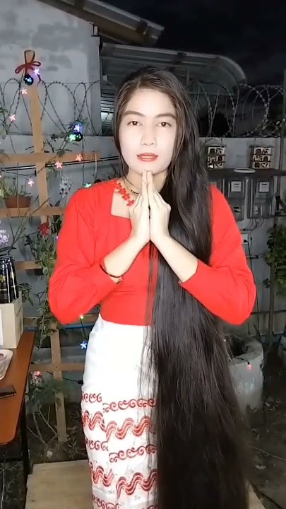 INDONESIA BEAUTIFUL RAPUNZEL #longhair #hairplay