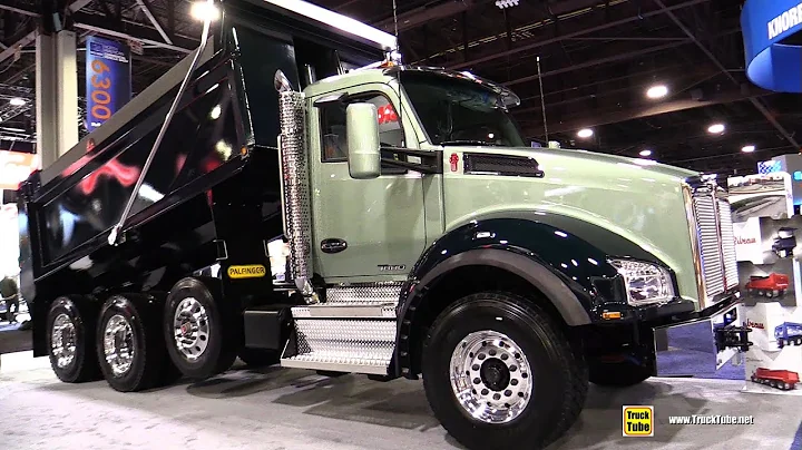 Kenworth T880 Dump Truck with Bibeau Bed - Walkaro...