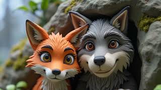 Fox And Wolf Friendship Storyanimal Storiesai Story Hub