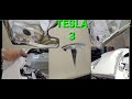 TESLA 3 рихтовка крыла, нужно брать в двое больше. Вытяжка порога