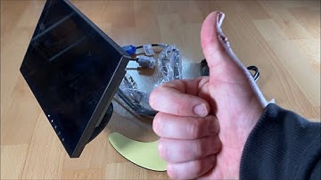 10.1 inch IPS LCD HDMI Security Monitor 1280x800 Rimless with AV/VGA/HDMI unboxing and instructions