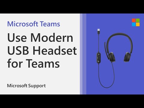 How to use Microsoft Modern USB Headset with Teams | Microsoft