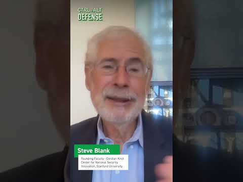 Steve Blank on the Goal of Defense: 'Not Today' - YouTube
