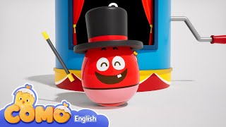 Como | Surprise magic box shows | Learn colors and words | Cartoon video for kids