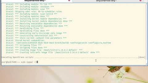 openSUSE Tumbleweed zypper clean