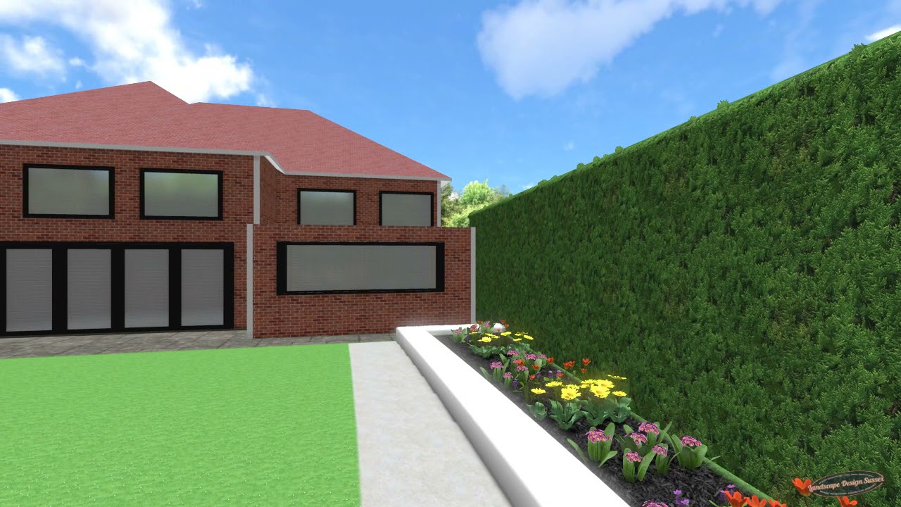 Garden designed by Landscape Design Sussex