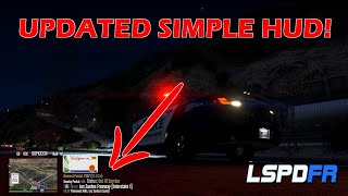 UPDATED Simple HUD | Install and Showcase | Must Have 2023 | #lspdfr #gtav
