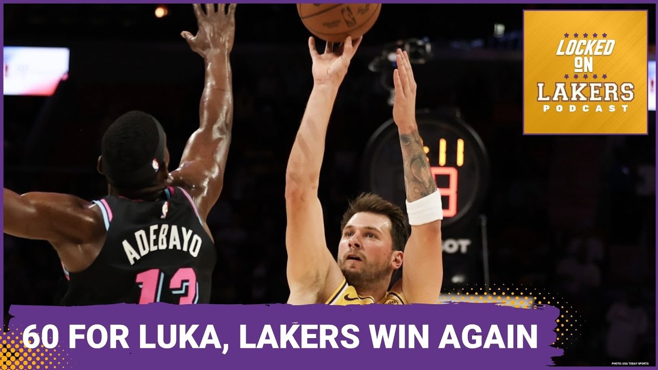 LUKA DONĊIĆ SCORES 60, LeBron Triple-Double Leads Lakers to 8th ...
