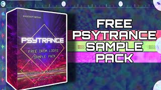 🔥(FREE SAMPLE PACK) Psytrance Drum loops sample Pack 👽