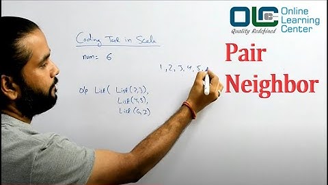 Scala Interview Questions | Pair Neighbour | Spark Interview Questions @OnlineLearningCenterIndia