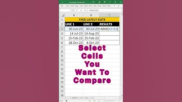 How to Use Excel to Filter the Most Recent Date #excel #exceltips