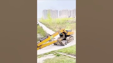 Second video showing the operation of engineering #construction excavators