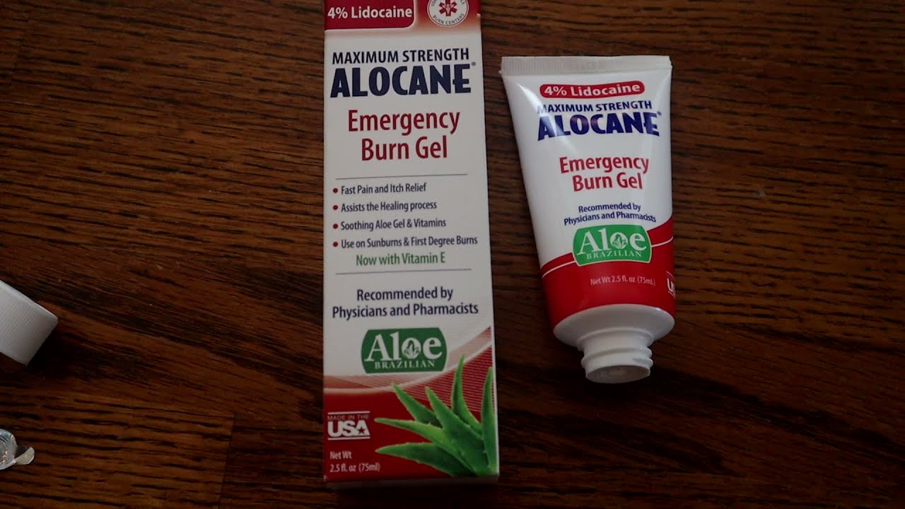 ALOCANE Emergency Burn Gel Review 