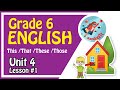 Grade 6 English - Unit 4- Lesson 01 