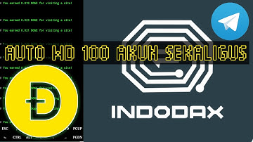 NUYUL DOGE CLICK BOT TELEGRAM DENGAN CEPAT | FULL 100 AKUN LEBIH