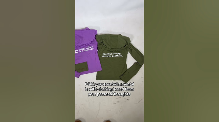 MENTAL HEALTH CLOTHING ?