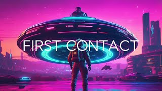 FIRST CONTACT - Synthwave, Retrowave Mix -
