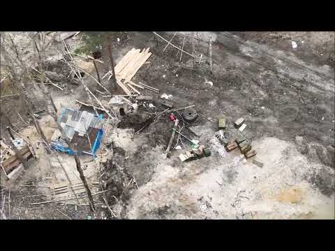 Кинутий табір росіян у Чорнобильській зоні відчуження (весна-2022)