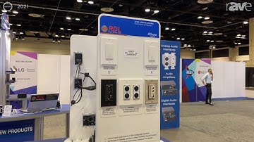 InfoComm 2021: RDL Shows D-NLC-1 Dante Network Level Remote Control, DD-RN40 Dante Mic Interface