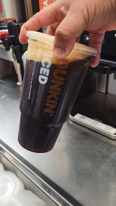 Customer Drink Black Iced Coffee 15  Years  @Dunkin-Donuts @dunkinph #icedcoffee #blackcoff