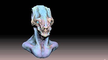 ZBrush Alien Speed Sculpt.mov