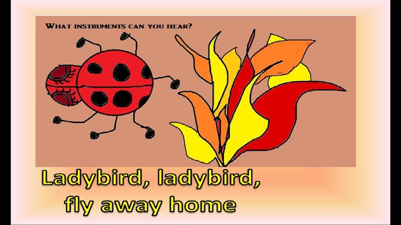 Ladybug, ladybug, fly away home.