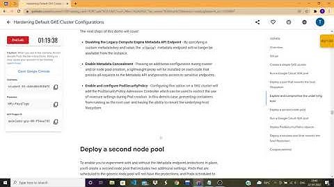 Hardening Default GKE Cluster Configurations