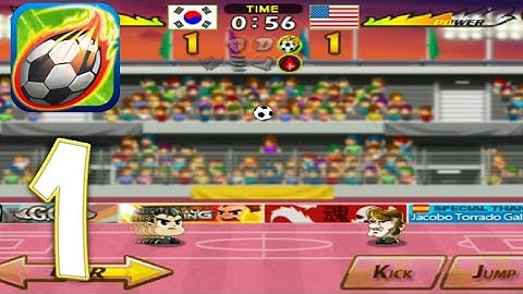 Head Soccer - Gameplay walkthrough part 1 - Arcade : Match 1-12 (ios, android)