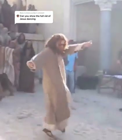 Download lagu Jesus dancing behind the scenes | #jesusdancing #tiktok #dancingjesus #dancingjesusmeme