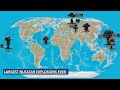 The 9 Largest Nuclear Explosions Ever Shown On A Map