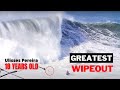 Huge wave wipeout in nazar  18 years old ulisses pereira