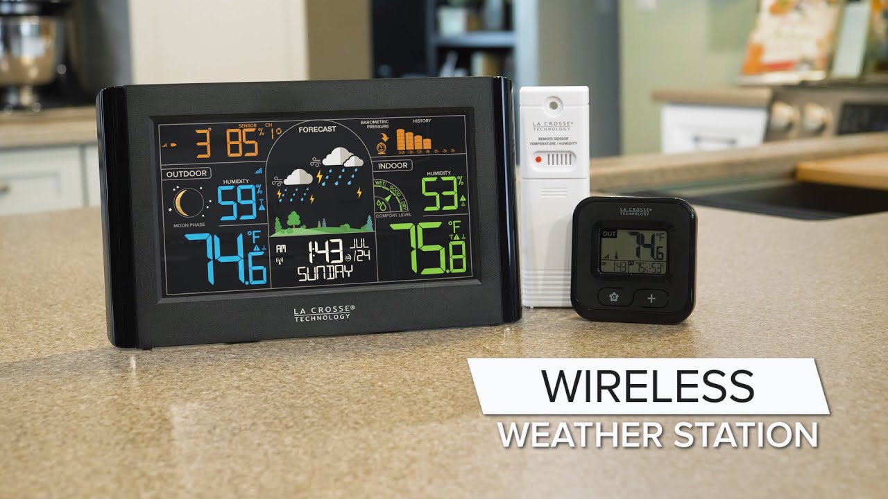 S75617 Wireless Color Weather Station & Bonus Display 