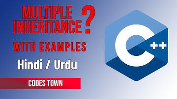 Multiple Inheritance in c++ with example programs | Hindi / Urdu | Multiple Inheritance?