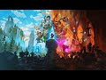 ВЕРХНИЙ МИР VS НИЖНИЙ МИР! Minecraft Legends #1