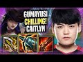 GUMAYUSI CHILLING WITH CAITLYN! - T1 Gumayusi Plays Caitlyn ADC vs Jhin! | Season 2022