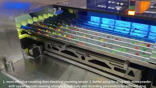 Automatic CCD visual inspection candy gummy counting machine