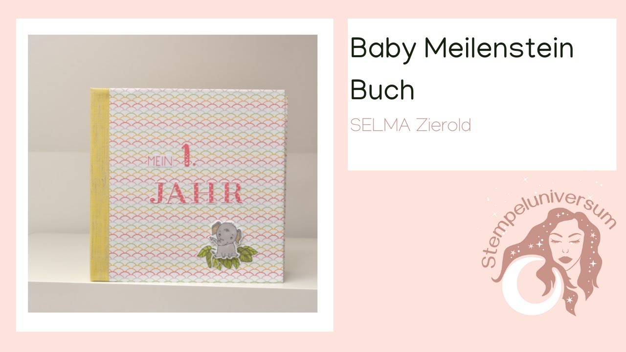 Ordner binden  Baby Meilensteinbuch durchblättern 