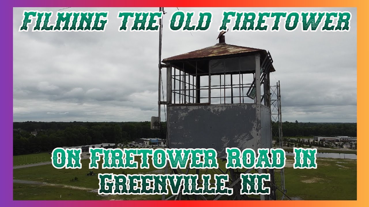 Drone footage of the old fire tower on Firetower Road in Greenville, NC. Hope you enjoy! YouTube